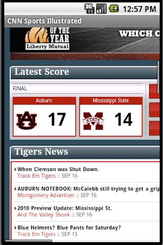 Auburn Tiger Fans Android Sports