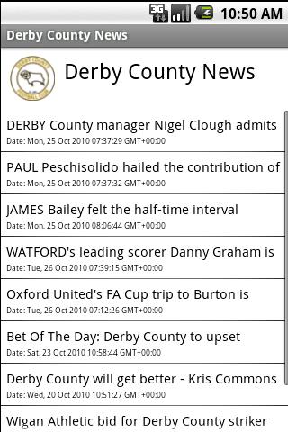 Derby County News Android Sports