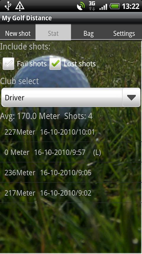 My Golf Distance Lite Android Sports