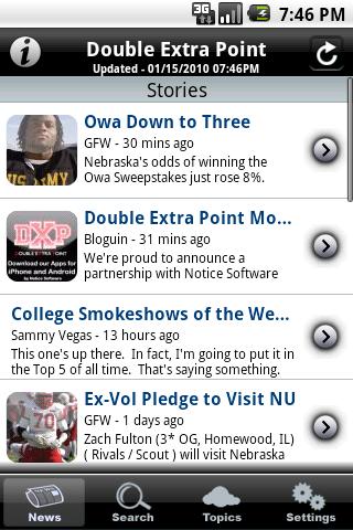 Double Extra Point Android Sports