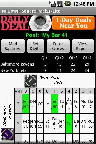 NFL MNF Full SquareTrackIT Android Sports