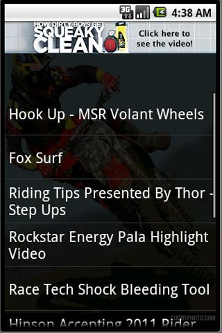Mobile Moto News II Android Sports