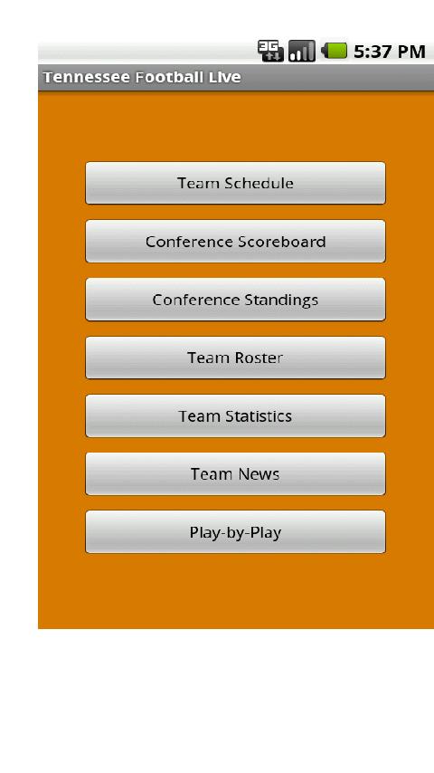Tennessee Football Live Android Sports