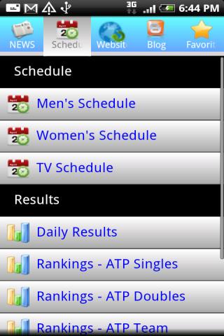 Tennis NEWS & Info Android Sports