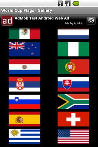 World Cup Flags Free Android Sports