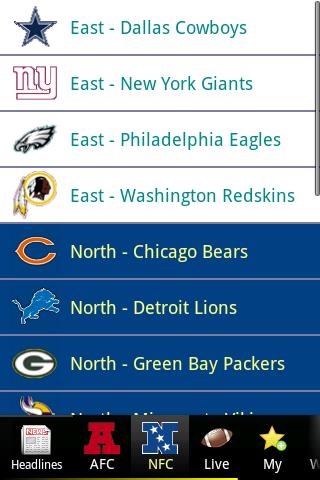 NFL – Football 2010 News+ Android Sports