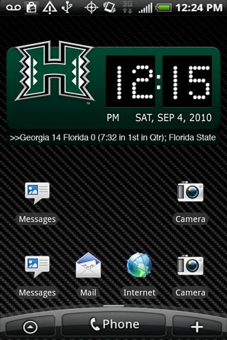 Hawaii Clock Widget XL Android Sports