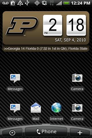 Purdue Boilermakers Clock XL