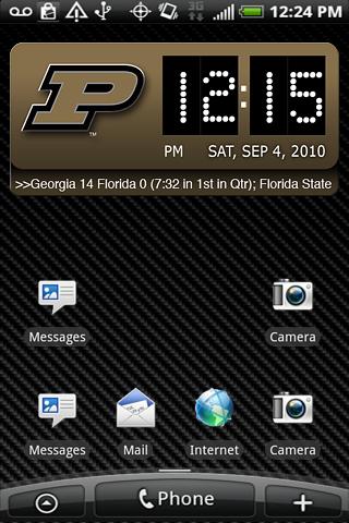 Purdue Boilermakers Clock XL Android Sports