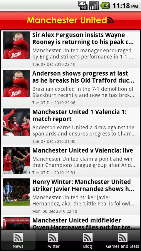 Manchester United: FanZone Android Sports