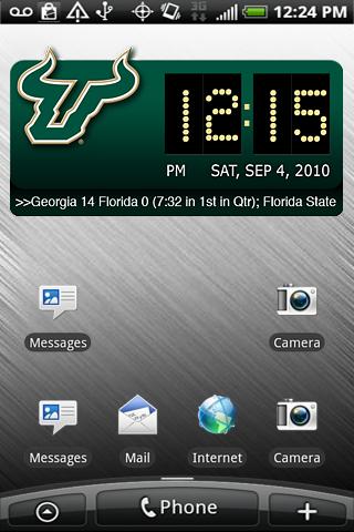 South Florida Bulls Clock XL Android Sports