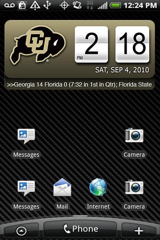 Colorado Buffaloes Clock XL Android Sports