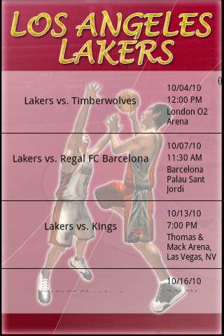LA LAKERS Android Sports