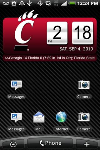 Cincinnati Bearcats Clock XL Android Sports