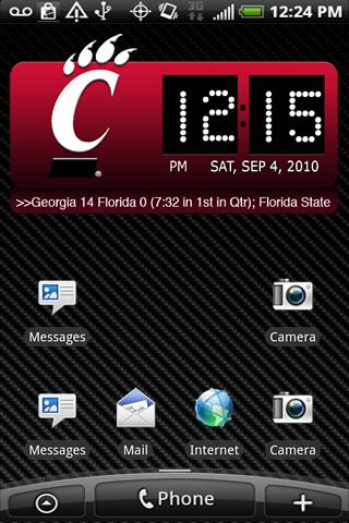 Cincinnati Bearcats Clock XL Android Sports