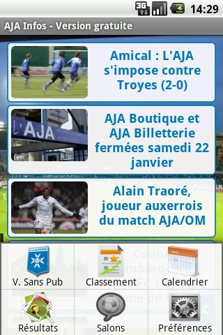 Aja Infos Android Sports