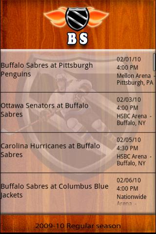 NHL SABRES Android Sports