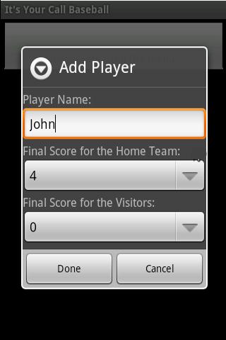 Your Call Baseball Android Sports