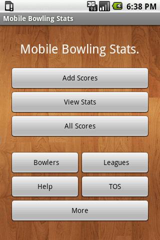 Mobile Bowling Stats Android Sports