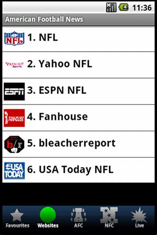 American Football News Android Sports
