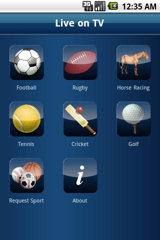 Live Sport on TV Android Sports