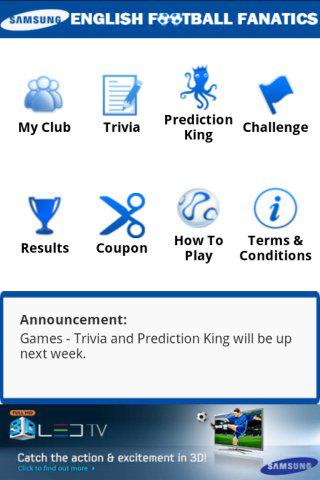 Samsung Football Fans Android Sports