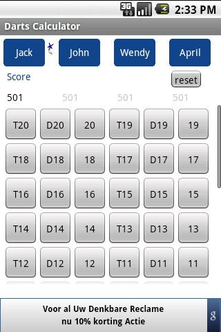 Darts Calculator Android Sports