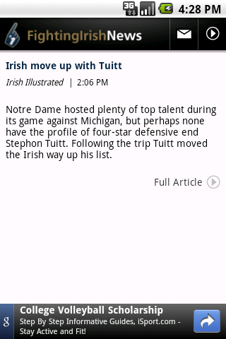 FightingIrish News Android Sports