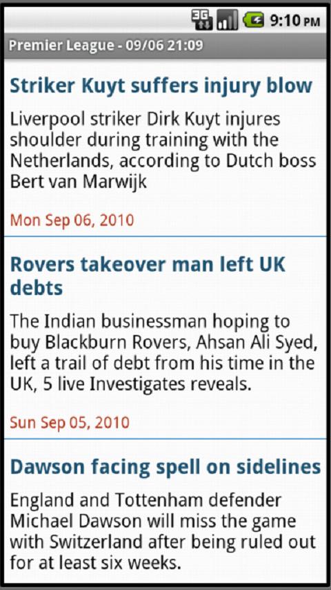 UK Football News Android Sports