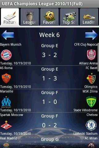 UEFA Champions League (Full) Android Sports