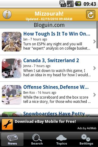 Mizzourah Android Sports