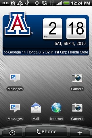 Arizona Wildcats Clock XL Android Sports