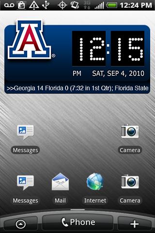 Arizona Wildcats Clock XL Android Sports