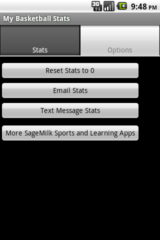 Youth Basketball Stats Tracker Android Sports