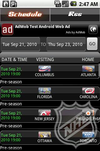 NHL TIME Android Sports