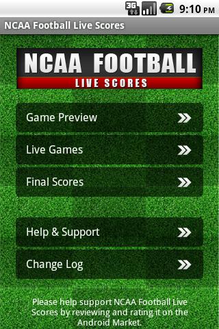 NCAA Football Live Scores Android Sports