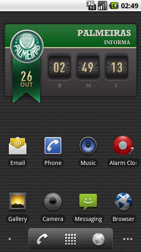 Palmeiras Digital Clock Lite Android Sports