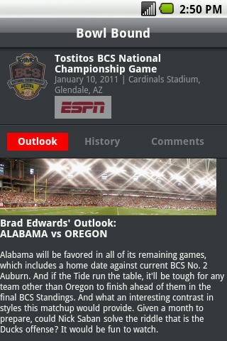 ESPN Bowl Bound Android Sports