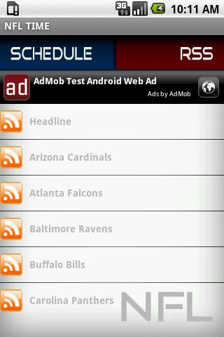NFL TIME Android Sports