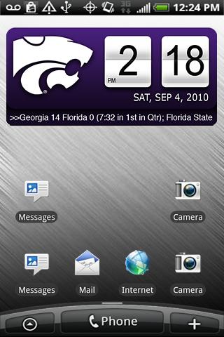 Kansas State Wildcats Clock XL Android Sports