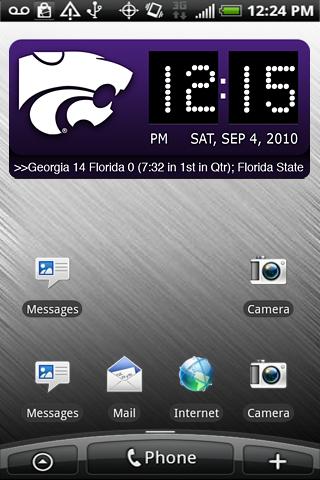 Kansas State Wildcats Clock XL Android Sports