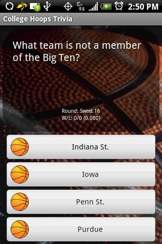 College Hoops Trivia Android Sports