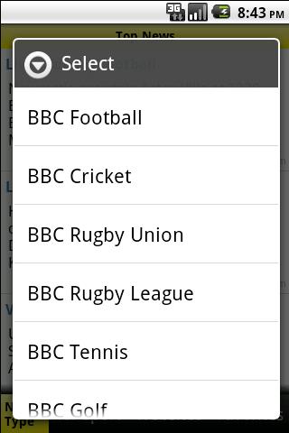 BBC Sports News Android Sports