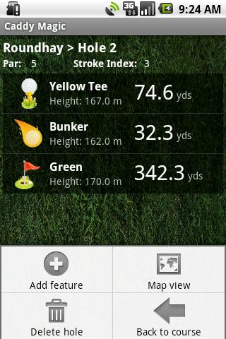 Caddy Magic Golf Range Finder Android Sports