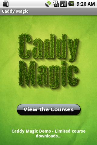 Caddy Magic Golf Range Finder Android Sports
