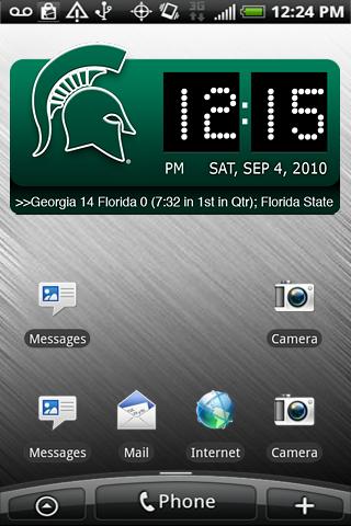 Michigan State Clock XL Android Sports