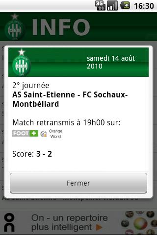 ASSE Info Android Sports