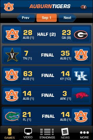 AU Athletics Android Sports