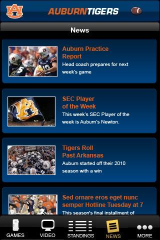 AU Athletics Android Sports