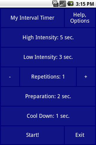 My Interval Timer